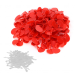 100 vnt. vi&scaron;tienos peeper AntiPecking vi&scaron;tienos akiniai su akių emboliu mažoms vi&scaron;toms(Vienas spindulys )