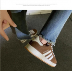 FASHION SHOES Vyri&scaron;ki kvėpuojantys sportiniai sportbačiai Sportiniai bėgimo bateliai Moteri&scaron;ki lauko teniso treniruokliai 37 ruda