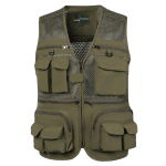 Vyri&scaron;ka liemenė Tactical Webbed Pavarų paltas Vasarinis Fotografas Liemenė Įrankis Daug ki&scaron;eninio tinklinio darbo striukė be rankovių vyri&scaron;ka L &scaron;viesiai žalios spalvos