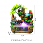 Stalinis vandens fontanas Rokų sodas Peizažas Krioklys Zen meditacija Bonsai Feng &Scaron;ui Dekoras jogai Svetainė Vidaus atsipalaidavimas