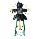 Helovino Raganos Statula Didelė Raganos Atsitrenkimo į Medį Dekoracija Lauko Skraidanti Ragana