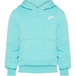Nike Sportswear Club Džemperis su gobtuvu Vilna &Scaron;iltas Mink&scaron;tas Vaikams Hoodies Žalias-&Scaron;erk&scaron;nas Baltas FZ5177-126 S
