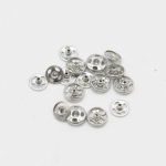 10 vnt. Mini 5 mm metalinių spaudžių lėlei su kamuoliu, rankų darbo drabužiams, namų gamybos rankdarbiams, drabužių PASIDARYK PATS siuvimo aksesuarams 5mm