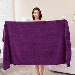 Itin didelis mikropluo&scaron;to rank&scaron;luostis 100X200cm Mink&scaron;tas super sugeriantis žemėlapis Greitai džiūstantys rank&scaron;luosčiai Naudoti namuose 150*200cm violetinė