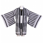 Demon Slayer Cosplay Kimetsu No Yaiba Kamado Tanjirou Cosplay dviejų dalių maudymosi kostiumėlis V formos i&scaron;kirpte su permatomu kimono megztiniu XS gray
