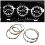 Skirta Mercedes Benz B Class W247 2018-2020 B180 B200 B220 B250 centrinio valdymo oro kondicionieriaus kintamosios srovės ventiliacijos i&scaron;leidimo anga Crystal apdailos žiedas
