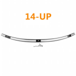 Harley Electra Street Tri Glide 1996-2013 2014-UP Motociklas Juodas Chromuotas Priekinis Stiklas Batwing Gaubtas CNC Apdaila Priekinis Stiklas