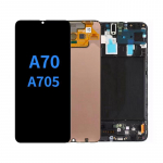 Samsung A70 LCD ekrano mazgas - vidinis ir i&scaron;orinis ekranas A705 (2019 metų modelis) A70 OLED with Frame
