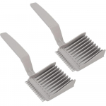 2vnt Barber Fade Combs Profesionalios plaukų kirpimo &scaron;ukos, skirtos kelionių namų kirpykloms