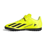 Adidas X Crazyfast Club Dirbtinės dangos Smūgius sugeriantys Patvarūs žemi futbolo bateliai Vaikams skirti futbolo bateliai Geltoni IF0716 28
