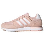 Adidas Neo Run 80s Patogus Universalus Audinys Neslystantis Atsparus Dilimui Kvėpuojantis Žemi Bėgimo Bateliai Moteri&scaron;kas Kedas Rožinis Baltas GZ8165 40