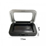 Juodas stačiakampis siuvimo adatos magnetinis dėklas Ne&scaron;iojamas juodas adatų laikymo dėklas Siuvimo įrankių priedai juoda