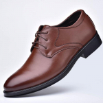 Didelio dydžio 38&ndash;48 Vyri&scaron;ki odiniai batai Verslo suknelės batai Visi&scaron;kai atitinkantys laisvalaikio smūgius sugerianti avalynė, dėvėjimui atsparūs batai 48 ruda