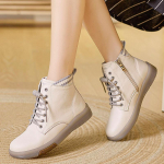 Pridėti aksomo tendencija auk&scaron;ti batai moteri&scaron;ki nauji rudens ir žiemos mink&scaron;ti padai patogūs trumpi batai moteri&scaron;ki vienspalviai visi atitinka 35