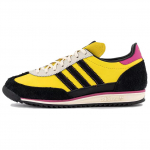 adidas SL72 OG Juodi Geltoni Skaidriai Fuksijos Moteri&scaron;ki Sportbačiai Pagrindinė Juoda Pusiau Skaidri Fuksija JI2453 40⅔