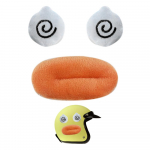 Motociklininko kepurės papuo&scaron;alai Juokinga pliu&scaron;inė i&scaron;rai&scaron;ka De&scaron;relės burna Smagus dekoras Kūrybingi papuo&scaron;alai Daugiafunkcinis naudojimas Ant