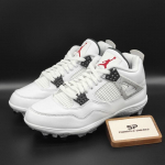 Jordan 4 Retro TD Cleat 'White Cement' HQ0207-106 Vyri&scaron;kas dydis Siųsti dabar EU 43 pilka spalva
