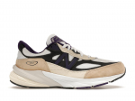 New Balance 990v6 Pagaminta JAV Balta Juoda Slyvos spalva - U990WB6 EU 42.5 balta