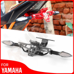 Universalus valstybinio numerio laikiklio LED žibintas, skirtas YAMAHA T-MAX 530 SX/DX TMAX 560 tech max motociklo uodegos tvarkingam sparnui NO LOGO Titanium