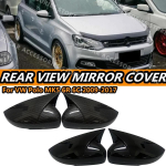 2 vnt Volkswagen VW Polo MK5 6R 6C 2009-2017 ABS &scaron;oninio galinio vaizdo &scaron;oninio veidrodžio dangteliai, korpuso apdaila OX rago stiliaus i&scaron;orė Turn Signal Light