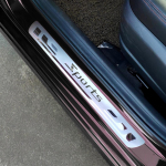 Hyundai Kona Automobilio Aksesuarai Durų Slenksčio Pedalo Braižymosi Plok&scaron;telės Apsauga Plieninė Apdailos Stilius Automobilio Lipdukas 2018 4.5 silver