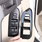 Skirta Toyota Land Cruiser Prado FJ150 150 2014-2018 automobilio lango stiklo pakėlimo jungiklio mygtuko valdymo skydelio rėmo dangčio apdaila B-Pine Wood Grain