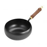 Gryno geležies wokas Tradicinė ketaus keptuvė Neapdorota Rankų darbo Nekepanti geležinė keptuvė dujinėms ir indukcinėms viryklėms A