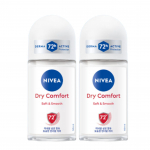 NIVEA Dry Comfort rutulinis dezodorantas &ndash; 48 val. apsauga nuo prakaito (50 ml) x2