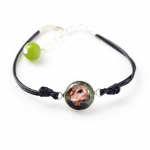 Norfolk Terrier - bracelet with your photo handmade, unique jewelry from the Art-Dog brand sidabras