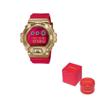 CASIO Vyri&scaron;kas pilno metalo serijos raudonas laikrodis GM-6900CX-4PFN GM-6900CX-4PFN Red Strap brown