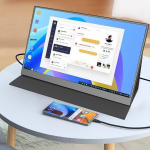 4K itin didelės rai&scaron;kos 144 Hz ne&scaron;iojamasis jutiklinis monitorius mobiliesiems žaidimams ir i&scaron;oriniam ekranui 14 inch 1080P 60Hz