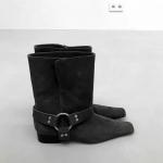Moteri&scaron;ki Ankle Boots Dizainerio Odiniai Goti&scaron;ki Batai Prabangūs Smailianosiai Auk&scaron;takulniai 2026 Mados Plei&scaron;tai Punk Rudens Batai Sniego Botas Mujer 35