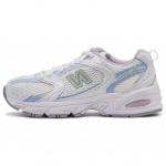 New Balance 530 Balti &Scaron;viesiai Chromuoti Mėlyni Unisex Kėdainių-Pelės Pilkumo Bėgimo Bateliai MR530PC 37.5