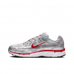 Nike P-6000 Metalinio Sidabro, Sportinio Raudonumo Unisex Sportbačiai Plok&scaron;čio Sidabro, Vėsiai Pilki CD6404-024 42.5