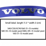 3D Raidės Logotipas Automobilio Galinės Uodegos Bagažinės Sparno Lipdukas Volvo XC90 XC60 C30 S60 C70 XC40 V40 XC70 V70 V60 V50 S80 S40 AWD V90 S90