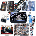 ENHYPEN DESIRE: UNLEASH Prekių Dovanų Dėžutė - 5-asis Mini Albumas Lomo Kortelės Lipdukai Raktų Pakabukas Dirželis Stovas Ženkliukas Kpop Prekės ENGENE Dovana