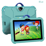 Naujas animacinis ra&scaron;tas Vaikams plan&scaron;etė 7 colių Keturių branduolių 4 GB RAM 64 GB ROM Android Mokymasis &Scaron;vietimo žaidimai Plan&scaron;etės Vaikų dovanos Standard Version mėlyna