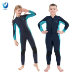 3 mm neopreno vaikų hidrokostiumas, pilno ilgio nardymo kostiumas su priekiniu užtrauktuku, plaukimui, snorkelingui, banglenčių sportui, apsaugai nuo &scaron;alto vandens 8Y black