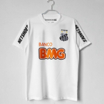 Retro Santos FC 2012-13 Namų I&scaron;vykos Trečios Komandos Mar&scaron;kinėliai Nr.11 Neymar Trumpomis Rankovėmis Futbolo Mar&scaron;kinėliai Vyrams Moterims Suaugusiems Medium white