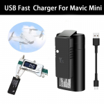 USB įkroviklis C tipo greito įkrovimo dronų įkrovikliui, skirtam DJI Mavic Mini RC kvadrokopteriui
