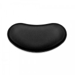 Rie&scaron;o atramos pagalvėlė Memory Foam Ergonomi&scaron;ko dizaino biuro mažos pelės rie&scaron;o atrama juoda
