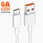 FONKEN 6A itin greito įkroviklio kabelis C tipo USB 66W įkrovimo duomenų laidas, skirtas Xiaomi Samsung Huawei OPPO