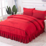 Karaliaus / karalienės / dviejų lovų paklodės antklodės užvalkalas pagalvės užvalkalas Keturių dalių komplektas storinantis miegamasis Paprasta auk&scaron;tos kokybės patalynė twin4pc200*230cm