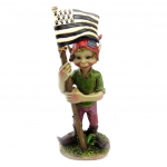 Les Tr&eacute;sors De Lily [A2994] - Figurine r&eacute;sine 'Pixie Breton' - 13 cm