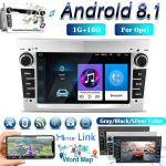 2 Din Android 8.1 GPS navigacijos automobilio radijo multimedijos grotuvas GPS+WIFI+DAB+OBD2 autoradio, skirtas Opel