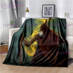 Individualizuota Elden Ring Antklodė Sutepta Spausdinti Flanelinė Antklodė Ranni Mink&scaron;ta &Scaron;ilta Lovoms I&scaron;meta sofos Užvalkalas Lovatiesė 150x180cm