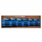 Wall Art Blue Cool Car Subaru STI Sportinių automobilių mados plakatų tapyba drobės spaudiniai Nuotraukos, skirtos svetainei prie lovos namų dekoravimui 70*170cm