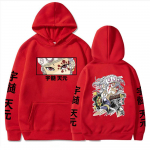 Kar&scaron;ta Anime Demon Slayer Uzui Tengen Megztiniai megztiniai Vir&scaron;utiniai Harajuku Manga Kimetsu No Yaiba Vyri&scaron;ki megztiniai S raudona