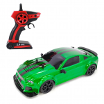 Nuotolinio valdymo automobilis, 1:14 2,4 GHz 20 km/h keturiais ratais varomas didelio greičio nuotolinio valdymo drifto lenktyninis automobilis 1 Battery žalia