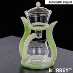 BORREY Creative Kung Fu arbatos rinkiniai Kar&scaron;čiui atsparus stiklinis arbatinukas Turkish Drop Pot Infuser arbatos kavos automatinis magnetinis arbatos indas